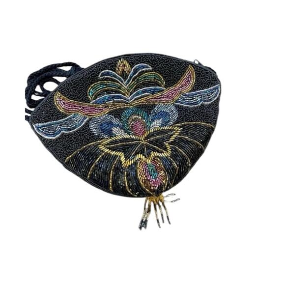 Magid vintage black Beaded Bag - Picture 2 of 7